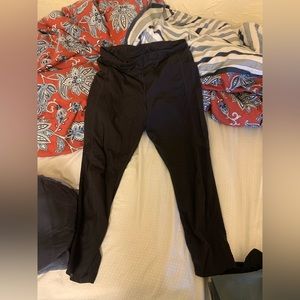 Black leggings with mesh Sides